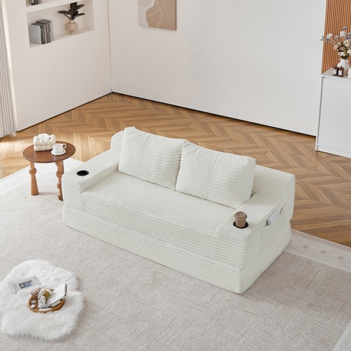 Corduroy sleeper sofa bed - corduroy,