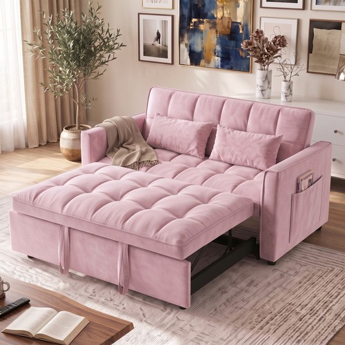 Pink velvet convertible - 55",