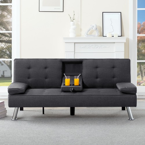 Convertible futon sofa bed - 65",